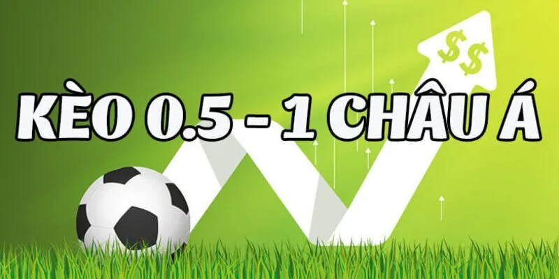 Kèo 0.5/1 châu á thường thu hút đông đảo cược thủ tham gia